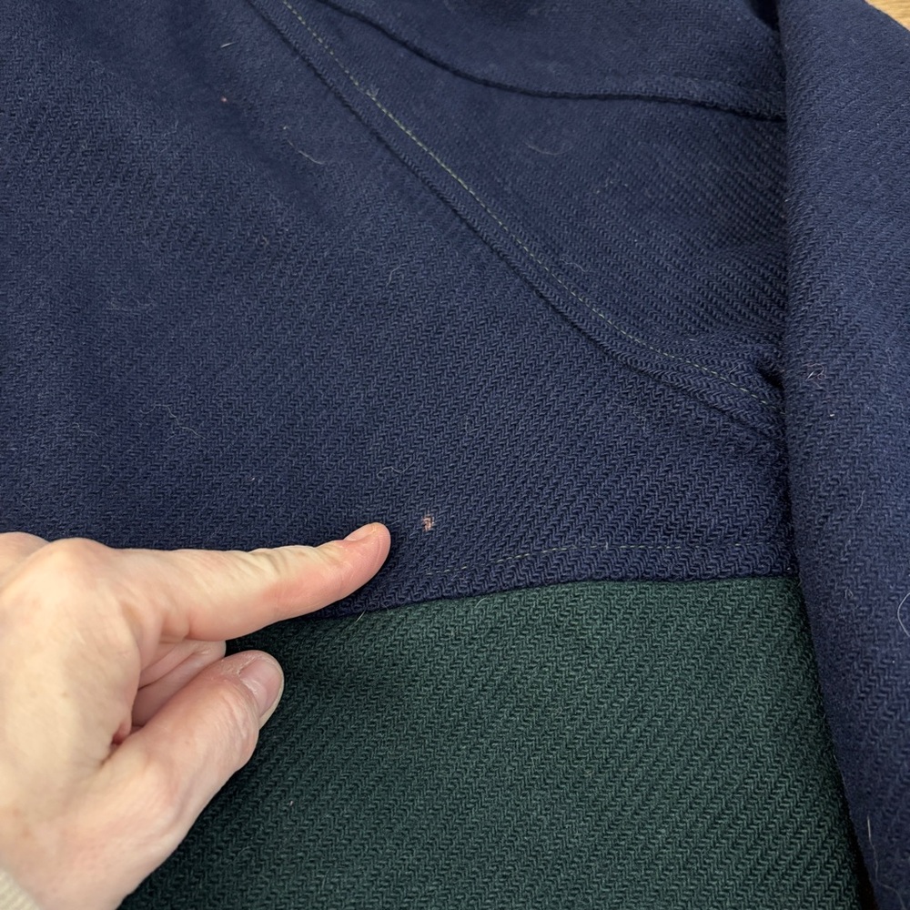 Pendleton Lobo Wool Button Front Zip Up Colorbloc… - image 9